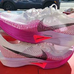 Nike ZoomX Vaporfly Next 3 White Vivid Purple DV4129-104 Men's Size 12.5