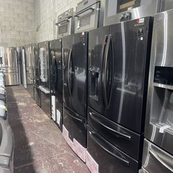 Home Appliance Stainless Steel, New, New With Dent, Refrigerator, Stoves, Washer, Dryer, Dishwasher, Microwave From $350