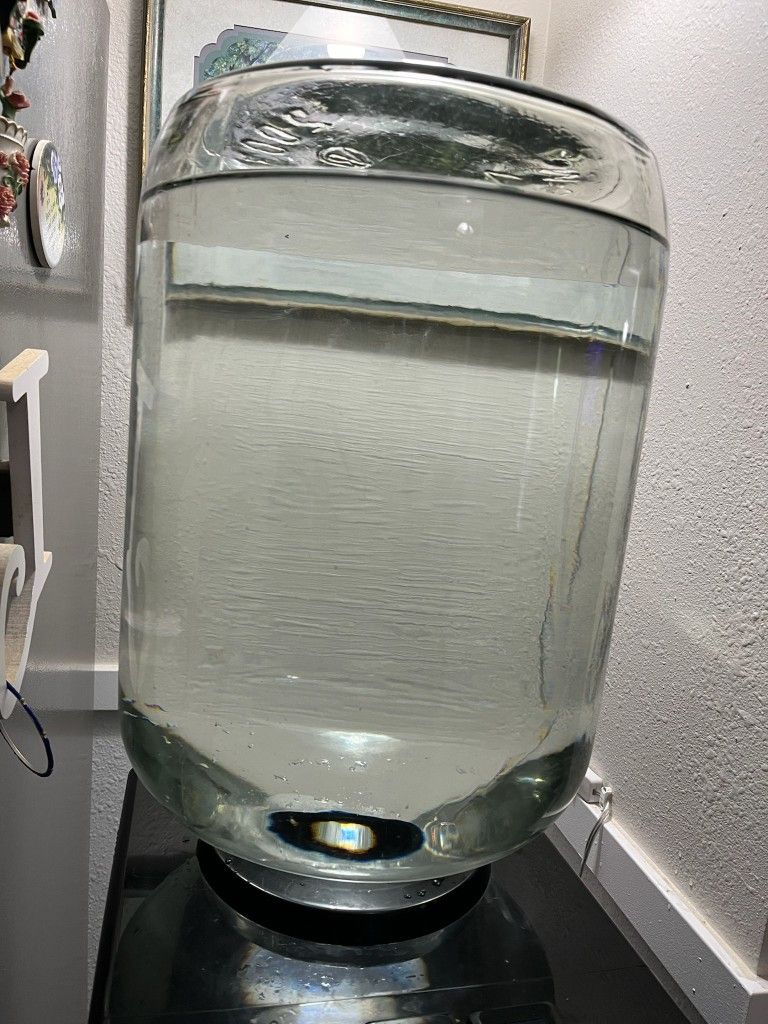 Glass Water Jug Bigger Than Your Typical 50 Gallon