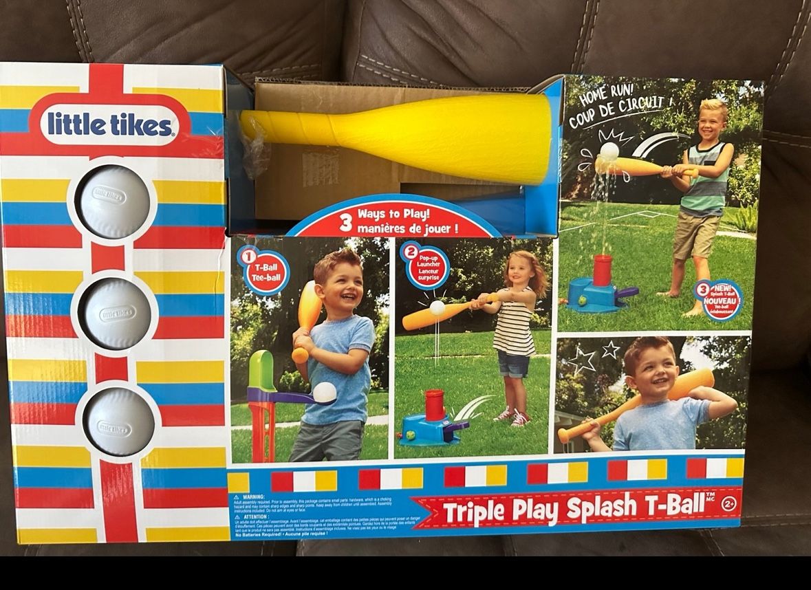 Little Tikes new triple splash ball play set