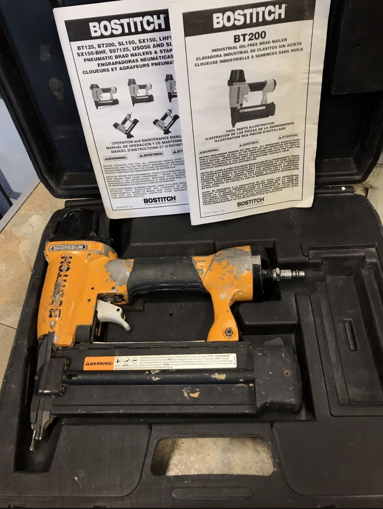 Bostitch BT200 18Ga Magnesium 5/8”2” Brad Nailer for Sale in Los