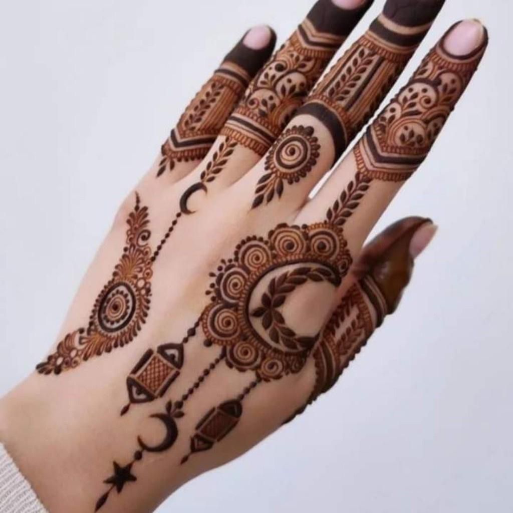 Henna Hand Tattoo ,Excellent  Color 