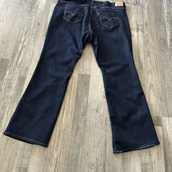 Levi's 315 Shaping Bootcut Jeans Women's Size 24w Mid Rise Dark Wash