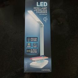 Led Desk Lamp & Wireless Charger 