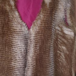 Nice Furry Vest Lightweight, Dress Up Or Down