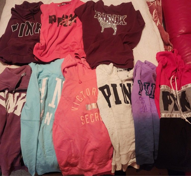 Pink Sweaters Lot