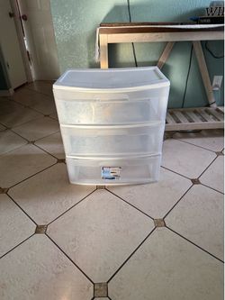 Sterilite 3 Drawer Cart