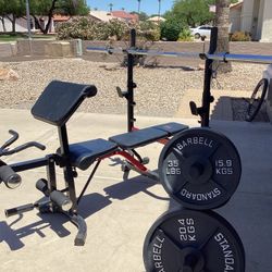 Body Champ Bench Press With Weights 