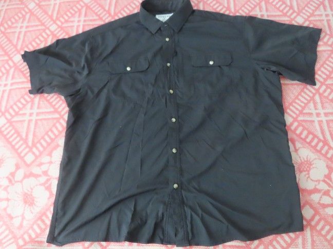 poncho The Burnt End button up XL