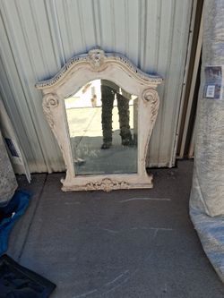 Vintage Lion Framed Mirror