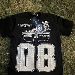 Hellstar Jersey Style Black Shirt “path To Paradise”