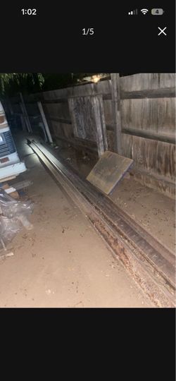 Steel beams support