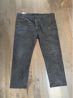 Levis 502 Jean Men Black Straight jeans Size 42x30