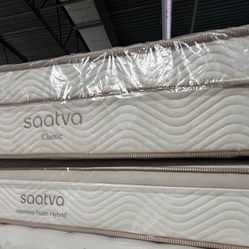 Luxury Saatva & Tempur-Pedic Mattresses – 50-80% Off!     •    Brand New, Minor Blemishes (Nothing That Affects Comfort)     •    King, Queen, Full, T
