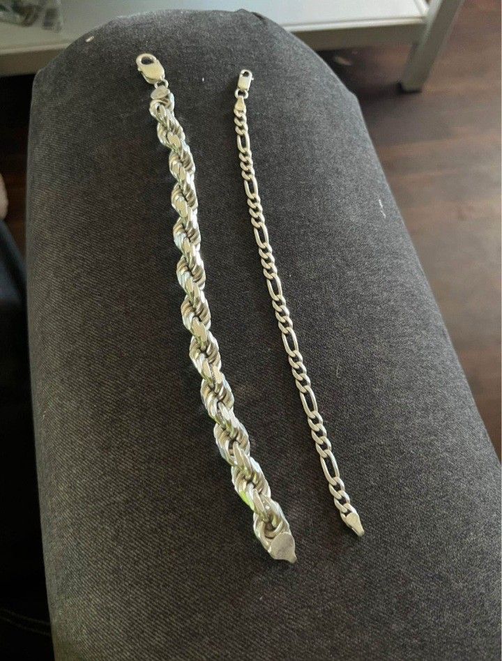 925 Silver Rope Bracelet