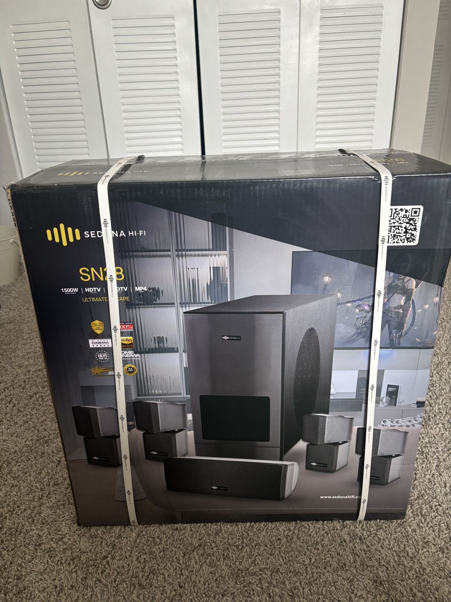 Sedona Hi-Fi SC-28 Home Theater Speaker System - New in Box