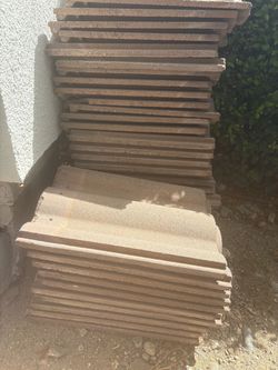 45 Concrete Roof Tiles – Terracotta/Brown – $100 for All