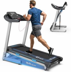 TM007 Foldable Treadmill 15% Auto Incline 18*43" Running Area