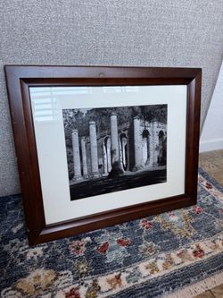 Framed Black & White Architectural Photograph