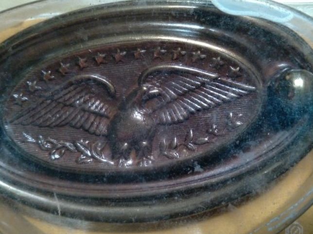 New,Old Stock Art Nouveau Presidential Seal Drawer Pull Handle Eagle,3-1/4”. The pull handle are still in the original packaging. Screws included. 2-