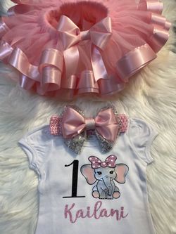 Tutus, personalized t-shirts/onesies, and bows