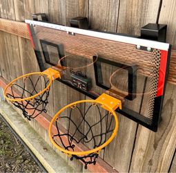 East Point Double Shot LED Basketball Hoops - Indoor - Over the Door