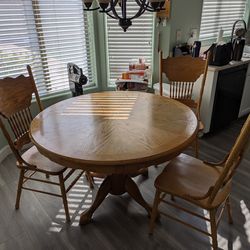 Kitchen wood table