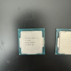 Intel Core i5-7500 CPU (2x Available)