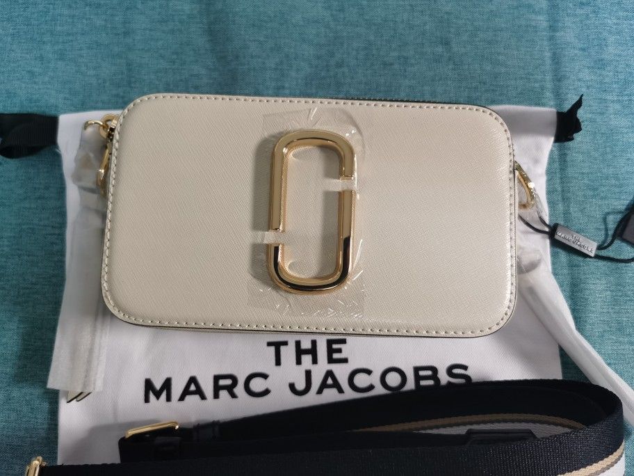 Marc Jacobs The Snapshot Crossbody Bag Cloud White Multi