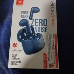 JBL Tune Flex - Blue earpods|  Active noise canceling 