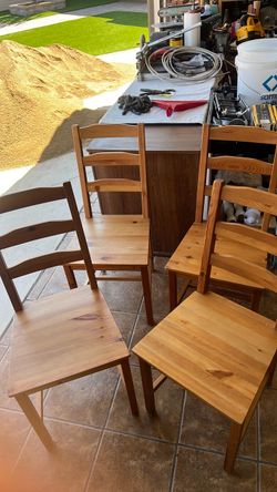 4 IKEA Jokkmokk chairs