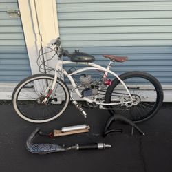 Motorized Bicycle 2 Stroke Gas Motor  E Bike Scooter Mini Moped