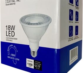 (2) Magic Lighting Bulb 18W Warm White 3000k PAR38 LED E26