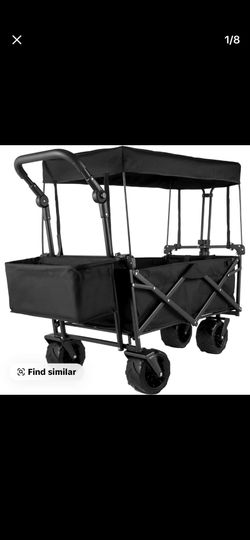 Extra large folding wagon