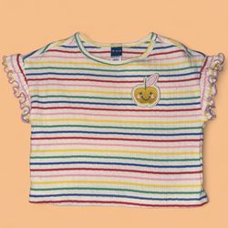3T girls rainbow top