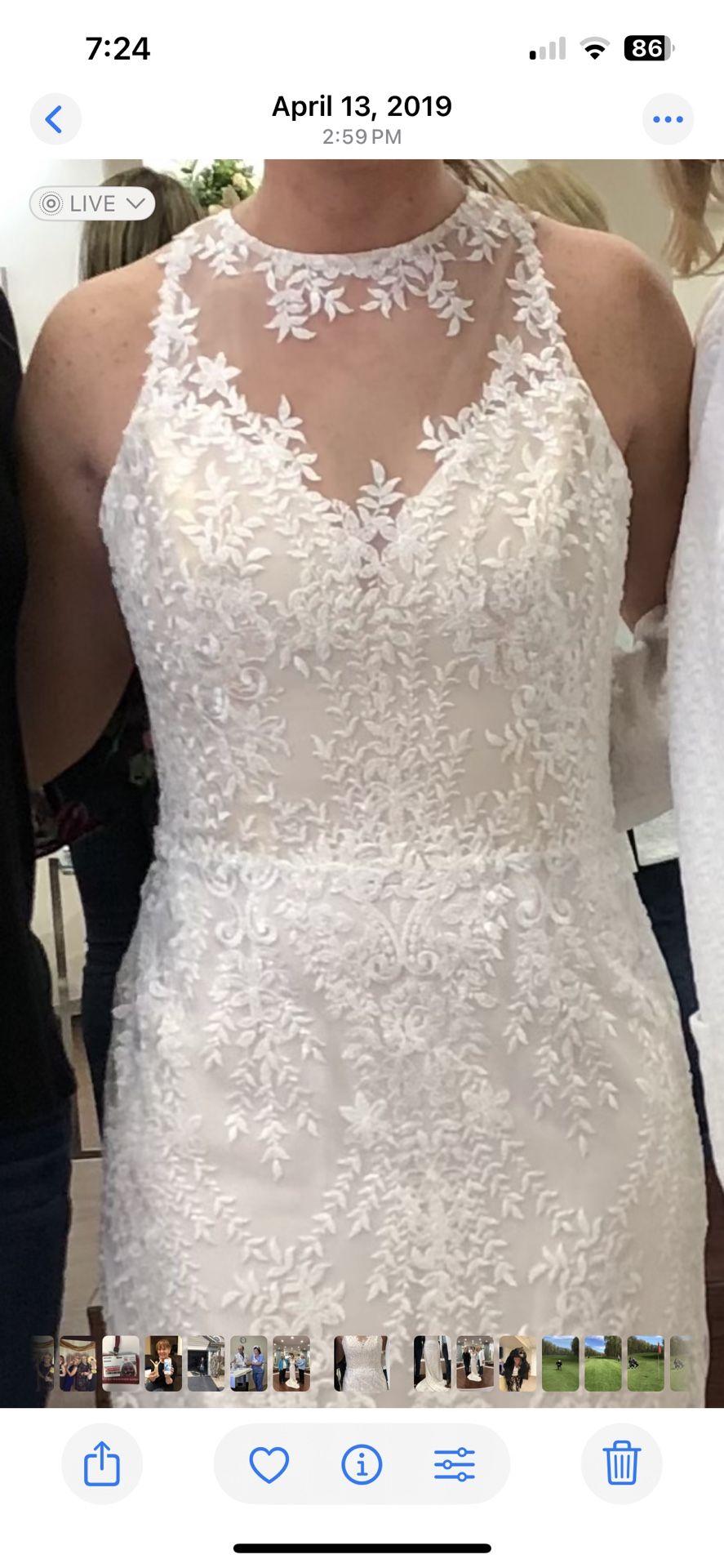 NEVER WORN Wedding Dress