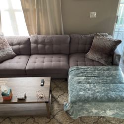 Gray Sectional Couch