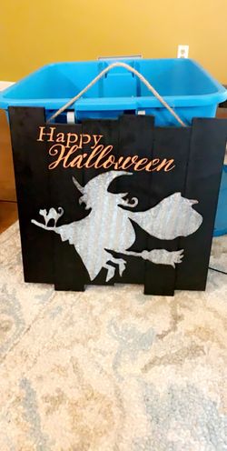 Happy Halloween Hanging Sign