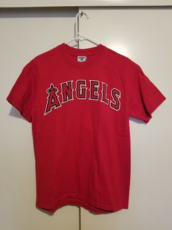 Vintage Lee Brand MLB Anaheim Angel's Francisco Rodriguez tshirt jersey, Mens sz Small $35, pls read description!