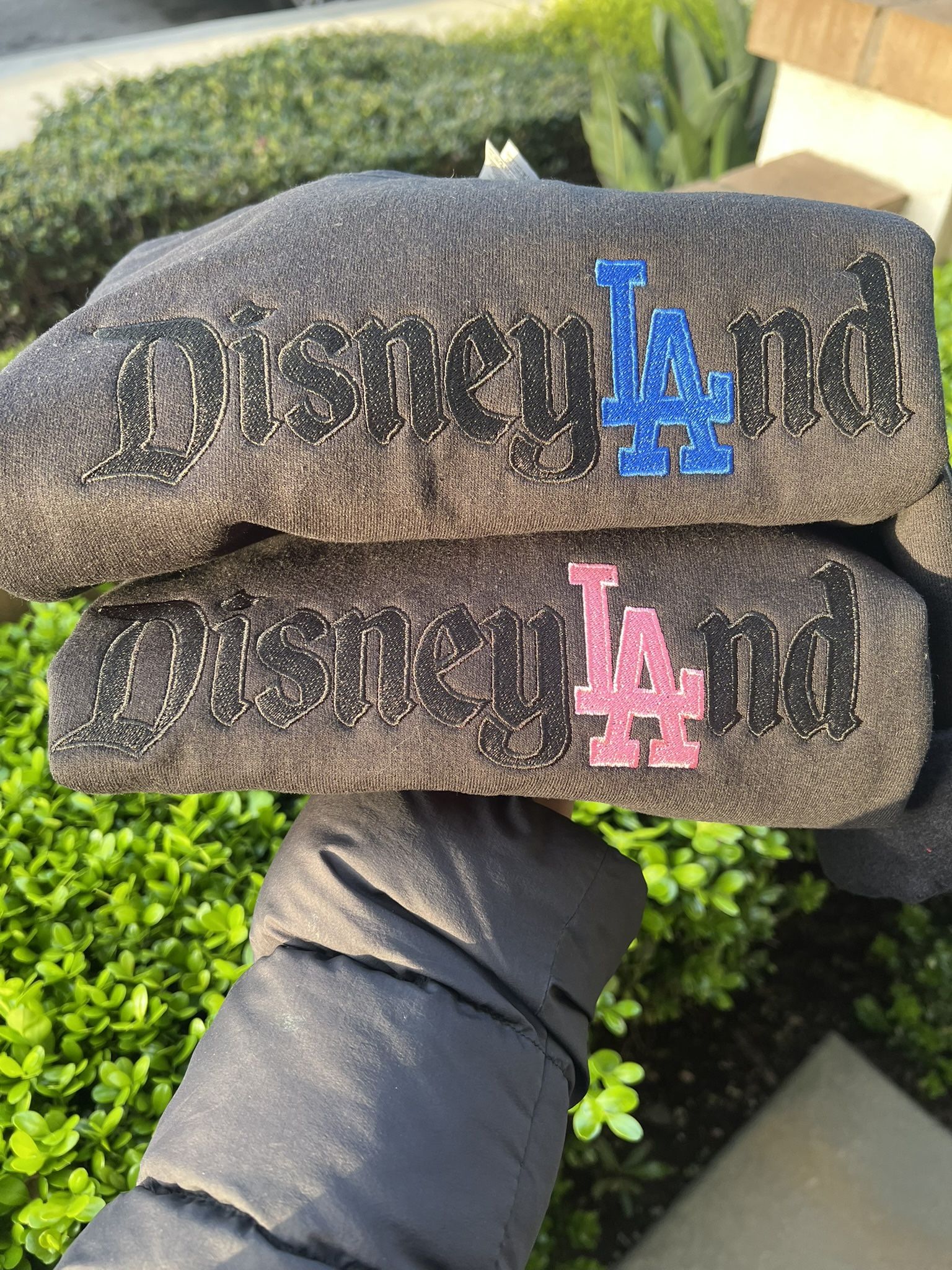 DISNEYLAND X DODGERS Embroidered sweatshirts