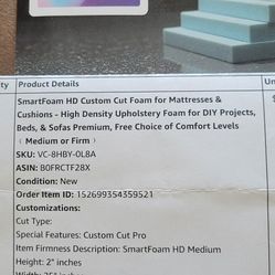 Foam for Mattresses and Cushions