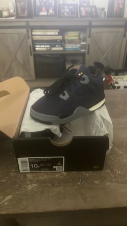 Air Jordan 4 LAKERS  Retro GS Size 10C