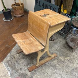 ANTIQUE SCHOOL DESK