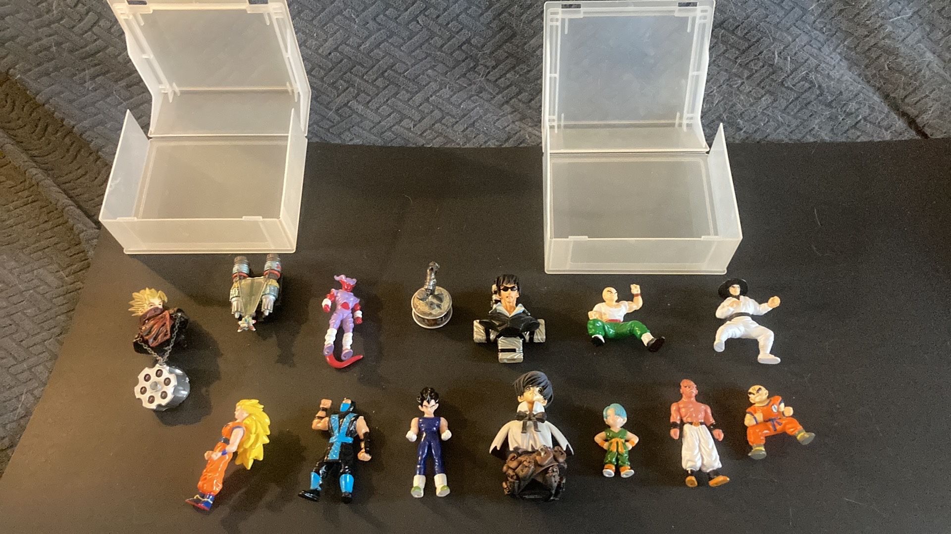 Assortment Of Miniature Figurines From Popular Media