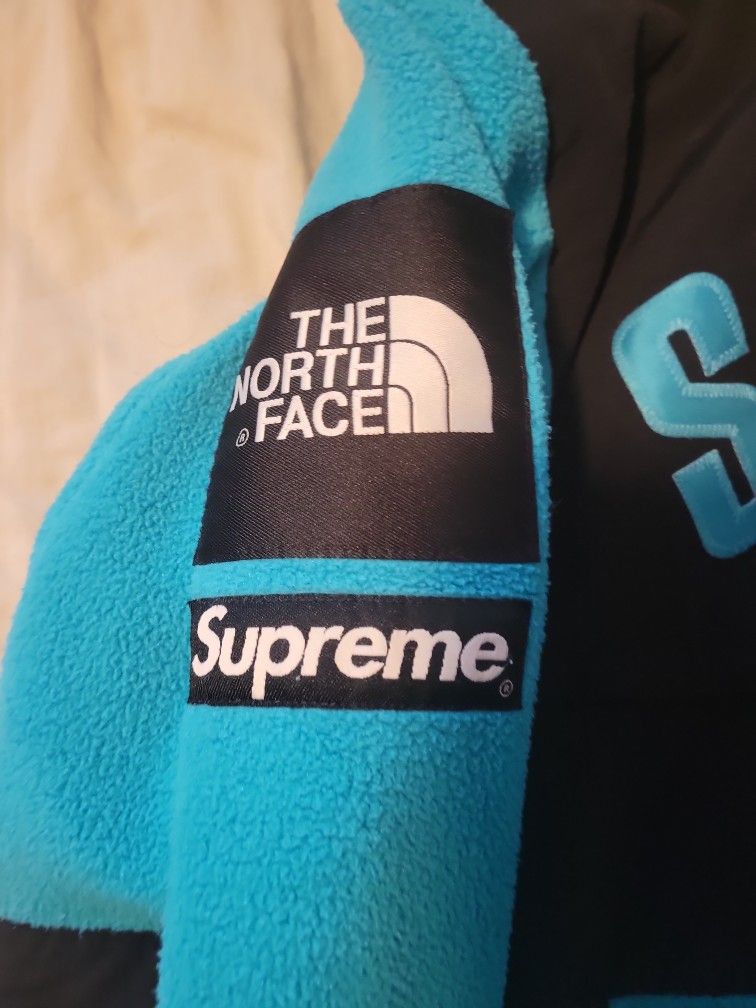 Supreme The North Face Fleece Jacket (Teal)