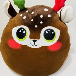 12” Ty Minx the Reindeer Squishy Cuddly Beanie Boo Christmas Reindeer