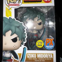 Izuku midoriya glow Funko
