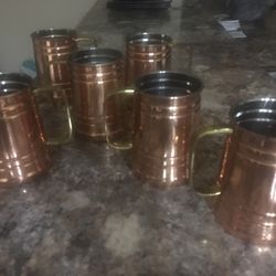 Beautiful Set Gold Copper Silver Colors Kitchen Dining