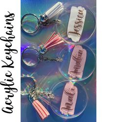 Personalized Acrylic Keychains 