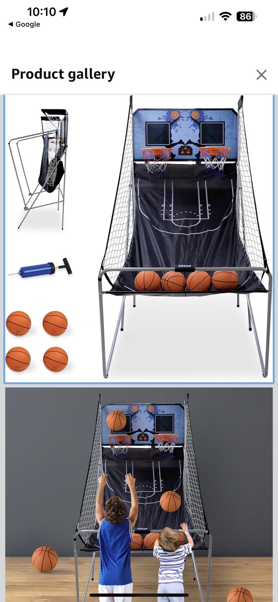 Pop a Shot indoor/outdoor 